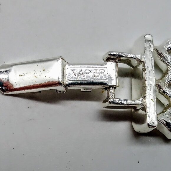 Napier Silver Amethyst Crystal Link Bracelet - Picture 6 of 6